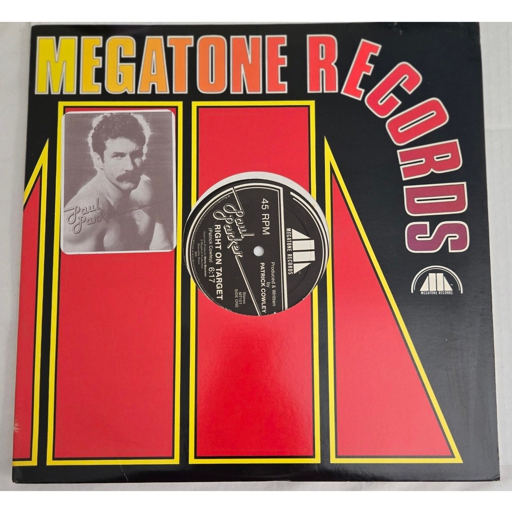 Paul Parker Right On Target 12 Vinyl Single 1982 Patrick Cowley Megatone MT101